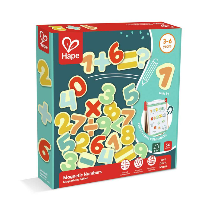 Magnetic Numbers & Symbols, 54 pcs