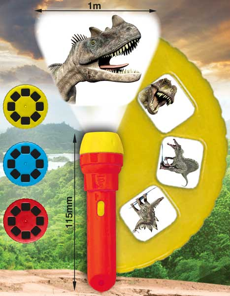 Torch Projector with Slides - Dinosaurs