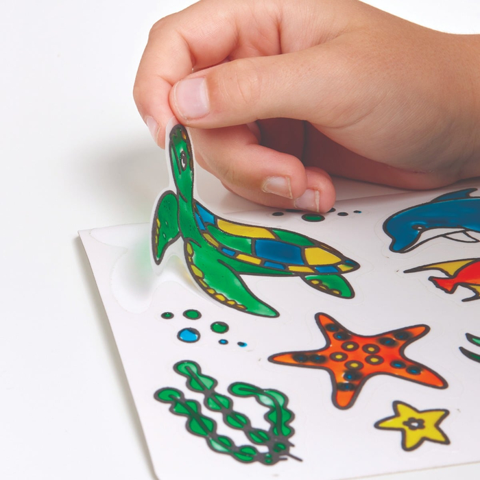 Colour Your Own Stickers - Sea Creatures