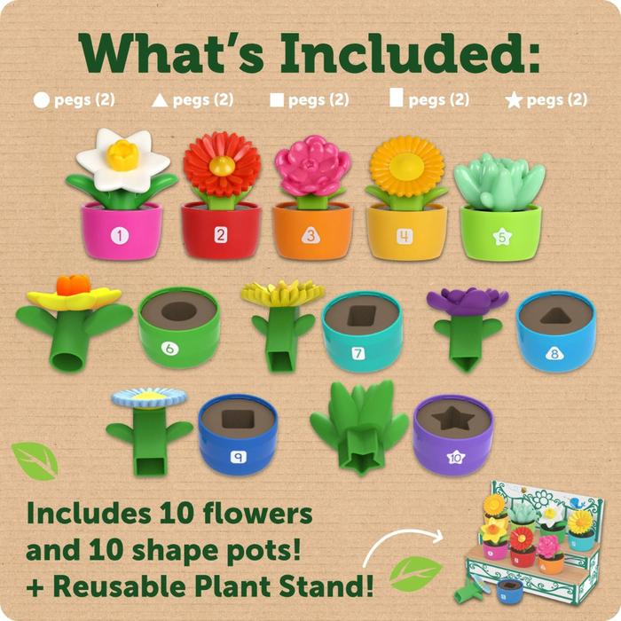 Shape & Colour Garden Activity Set
