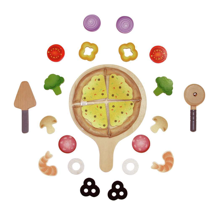 Play Food - Pizza Play Set, 29 pcs