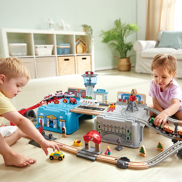 Train Track Set - Metropolis, 80 pcs
