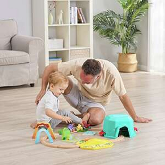 Train Track Set for Toddlers - Dinosaurs, 27 pcs