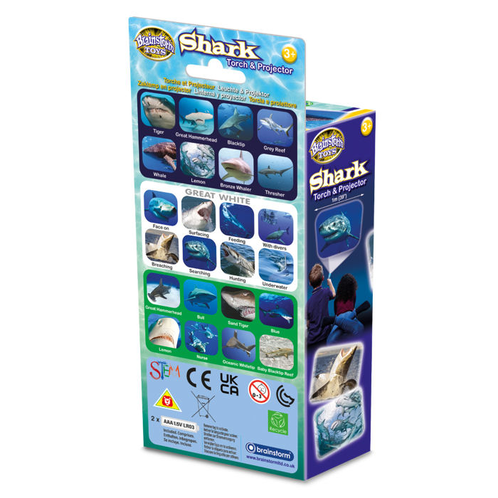 Torch Projector with Slides - Sharks