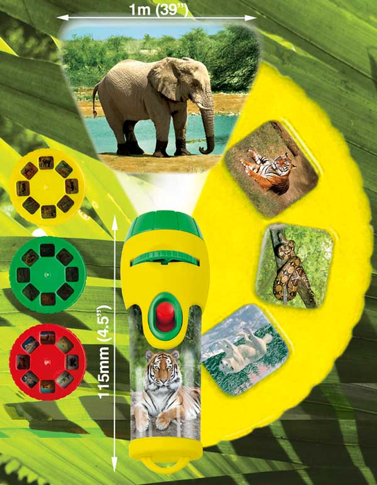 Torch Projector with Slides - Animals