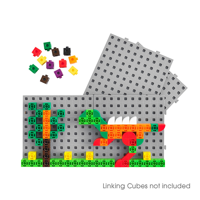 Baseplates for Cubes 2 cm, 4 pcs