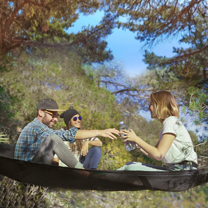 Triangular Hammock with 3 Suspension Points