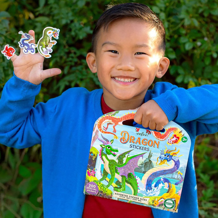 Stickers - Dragons, 200 pcs