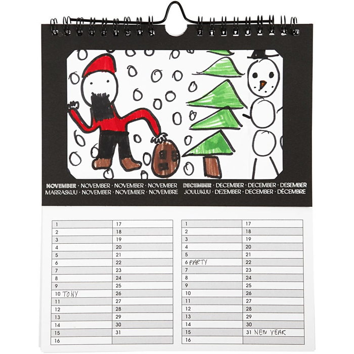 Perpetual Calendar, 1 pc