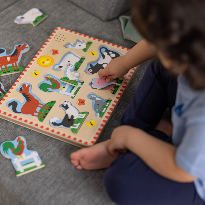 Puzzle with Sounds - Farm Animals