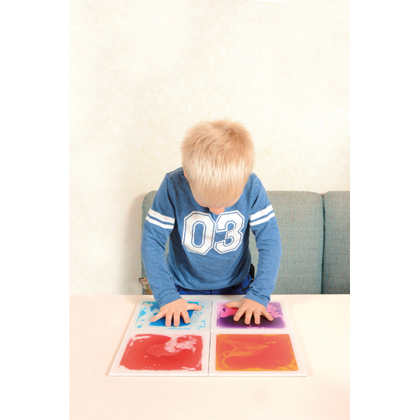 Squishy Sensory Gel Tiles 20x20 cm, 4 pcs
