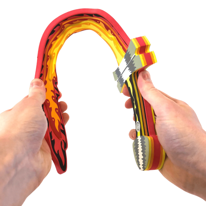 Fantasy Sword & Shield Set - Flames