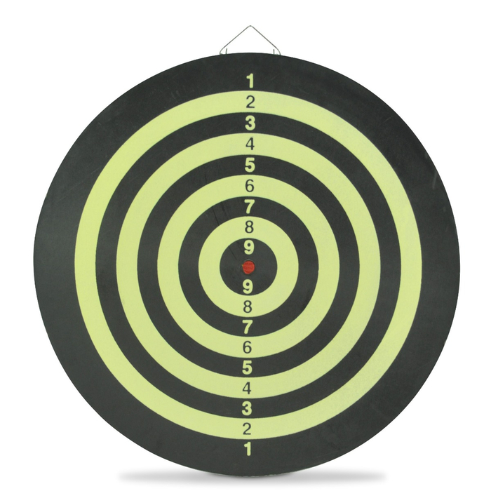 Dart Board incl. Darts - Reversible
