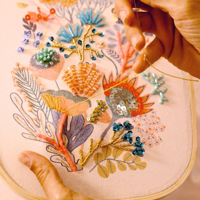 Atelier 58 - Bead Embroidery (Flowers)