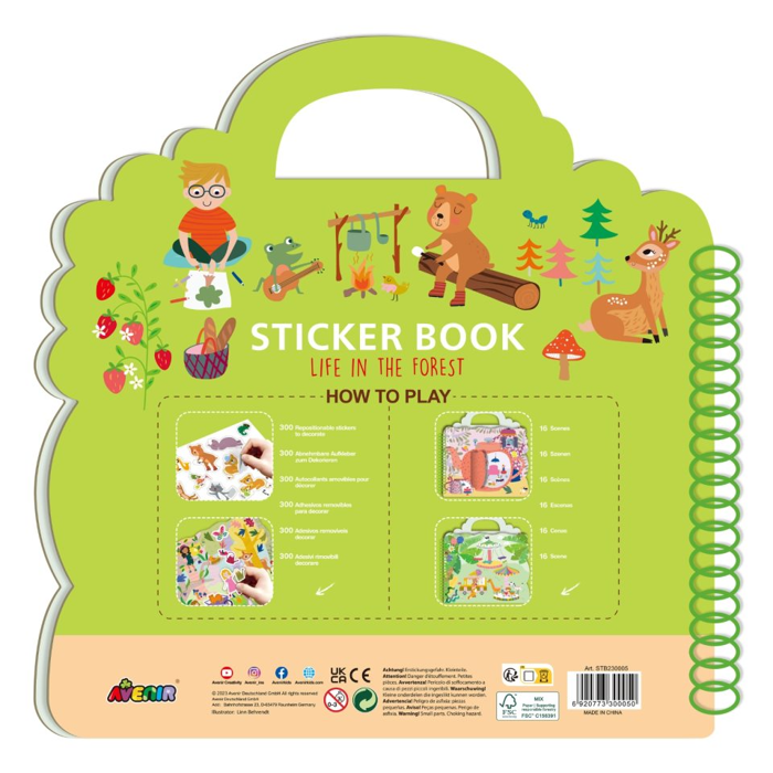 Sticker Book - Forest Life