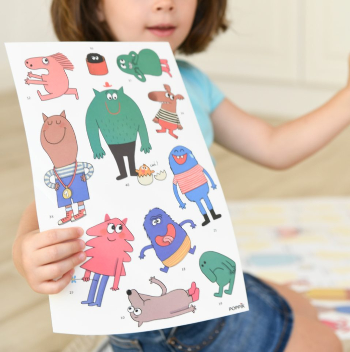 Learn & Discover Sticker Poster - Feelings