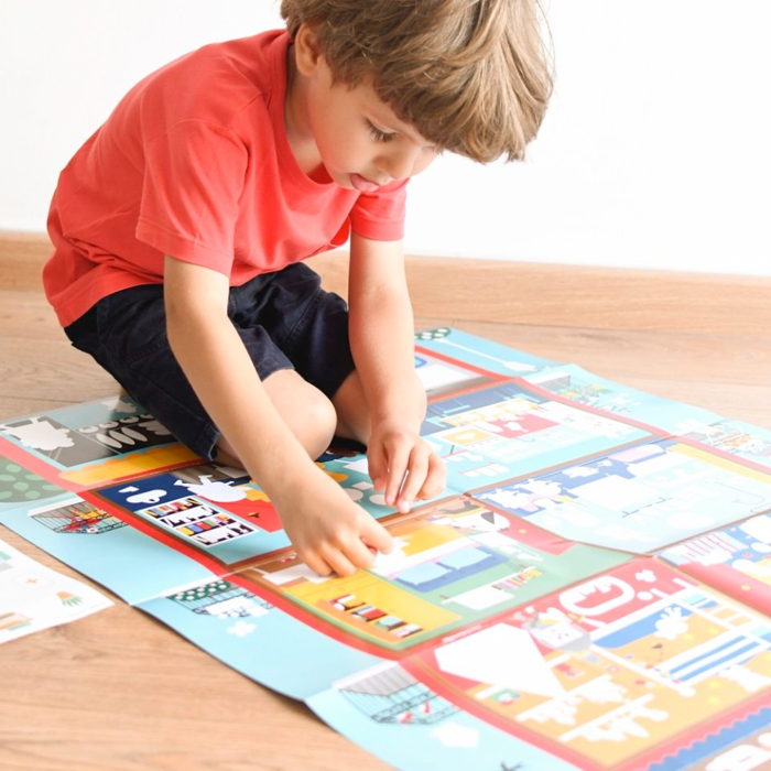 Learn & Discover Sticker Poster - At Home