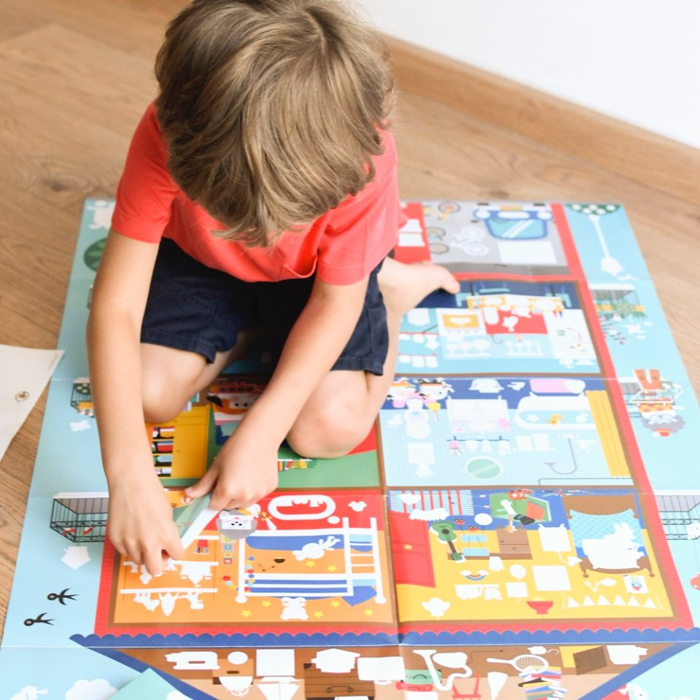 Learn & Discover Sticker Poster - At Home