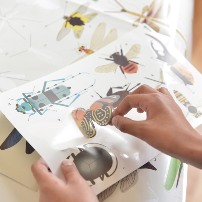 Learn & Discover Sticker Poster - Insects