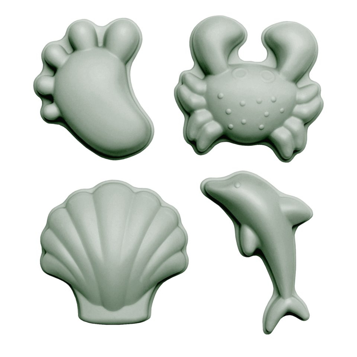 Silicone Sand Moulds - Nordic Colours, 4 pcs