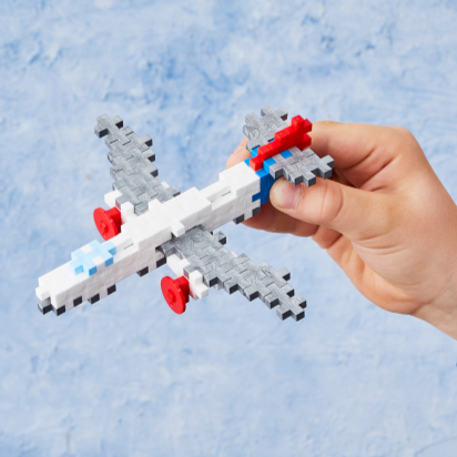 Plus-Plus - Airplane, Tube with 100 pcs