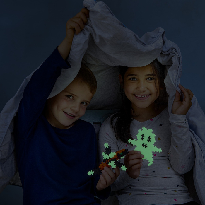 Plus-Plus - Glow-in-the-Dark Mix, 300 pcs