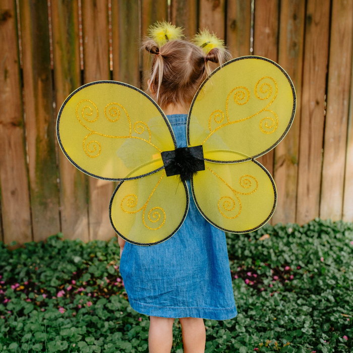 Bumblebee Costume - Wings & Headband, Size 3-7 yrs