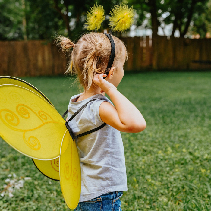 Bumblebee Costume - Wings & Headband, Size 3-7 yrs