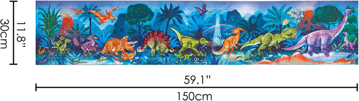 Floor Puzzle - Dinosaurs, 200 pcs