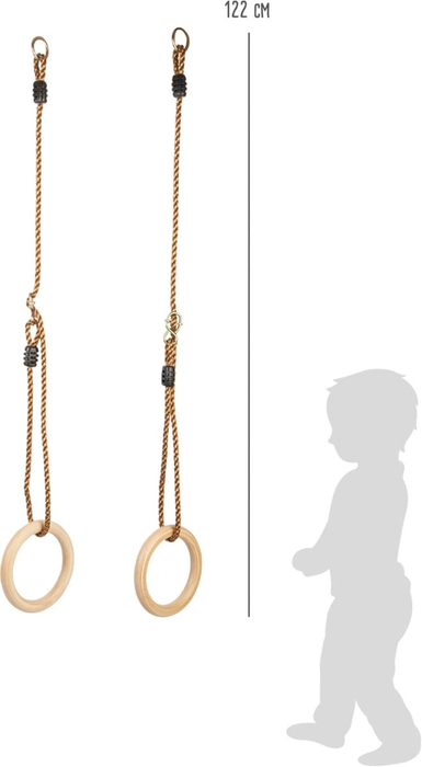 Wooden Gym Rings Ø18 cm