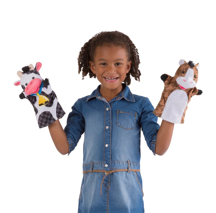 Hand Puppets - Farm Friends, 4 pcs