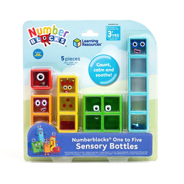 Numberblocks Sensory Bottles - One to Five