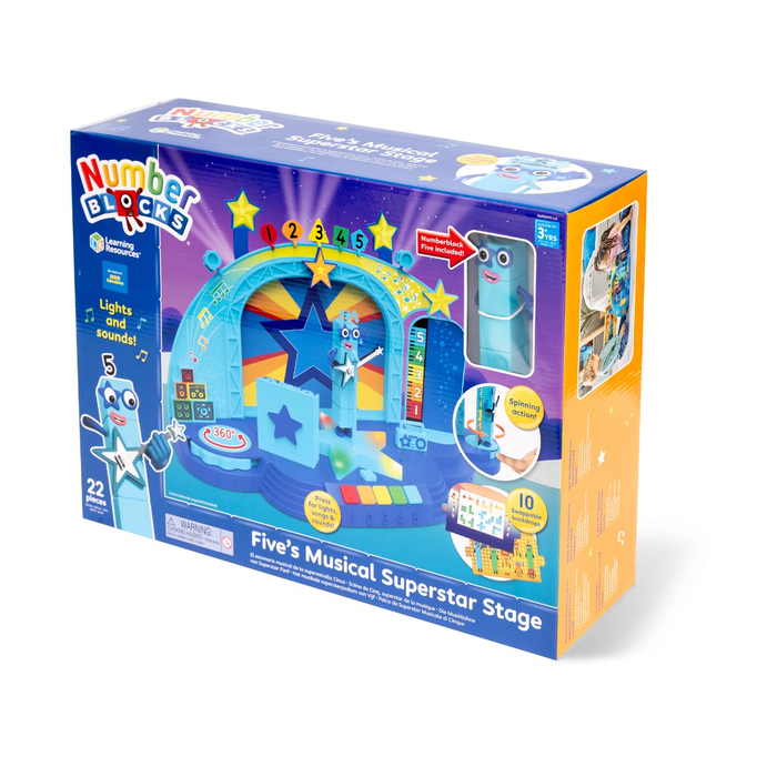 Numberblocks Activity Set - Five's Superstar Stage