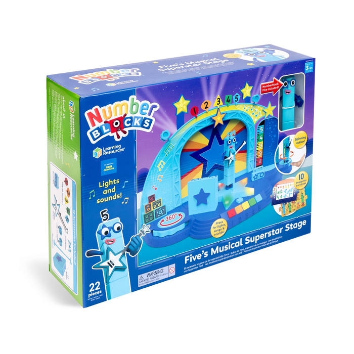 Numberblocks Activity Set - Five's Superstar Stage