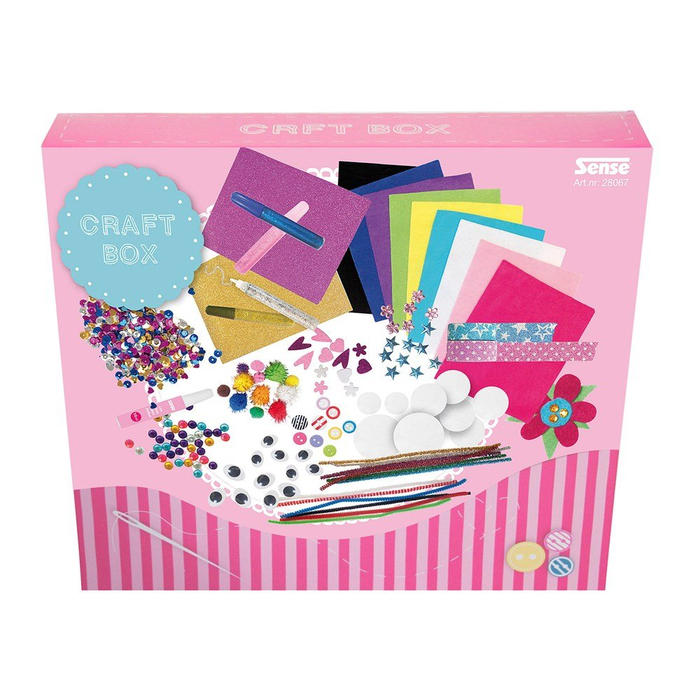 Box of Craft Supplies