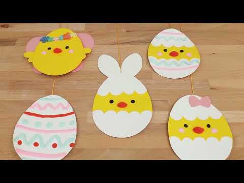 DIY Paper Ornaments - Funny Easter Friends