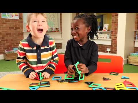 Polydron Magnetic Play Set, 48 pcs