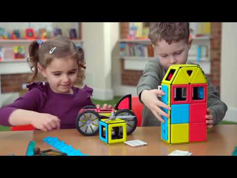 Polydron Magnetic Play Set, 144 pcs