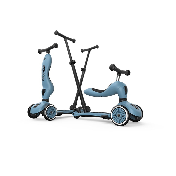 Highwaykick 1 Push and Go - Steel