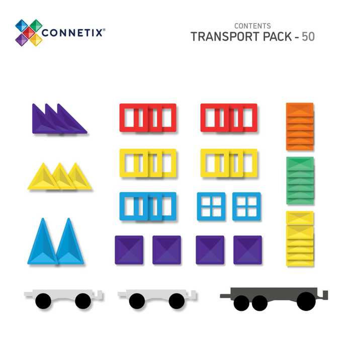 CONNETIX | Rainbow Transport Pack, 50 pcs