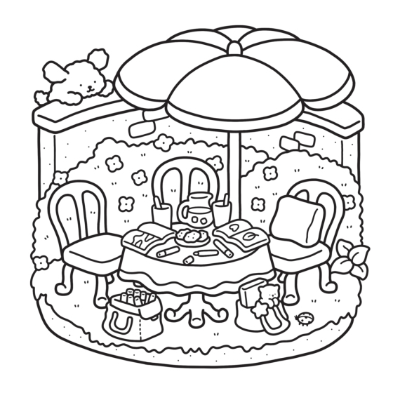 Colouring Book - Cozy Corner