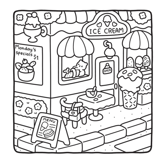 Colouring Book - Cozy Corner