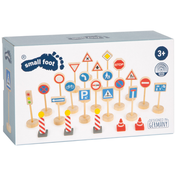 Traffic & Road Signs, 25 pcs