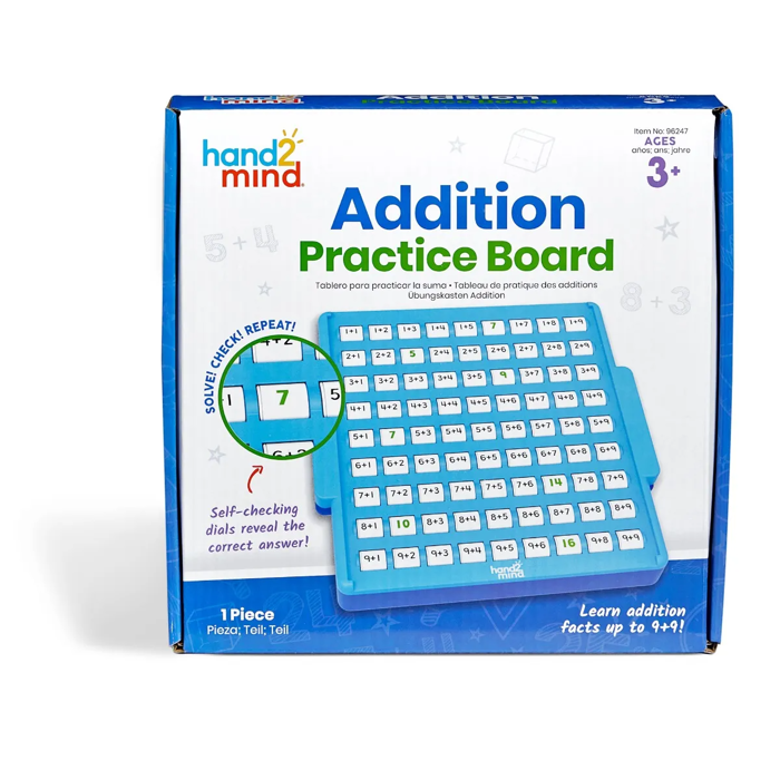 Interactive Math Practice Board - Addition