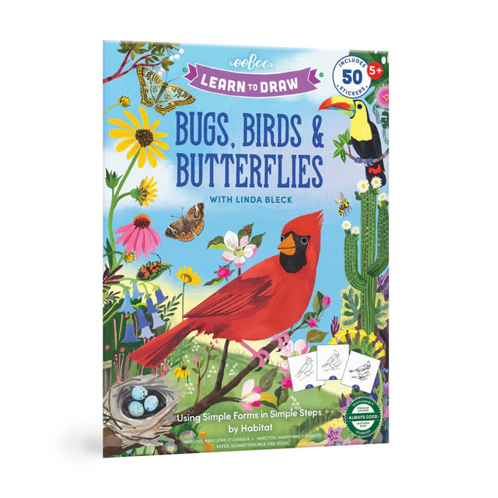 Learn to Draw - Bugs, Birds & Butterflies