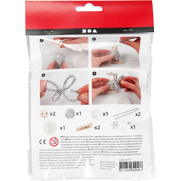DIY Christmas Craft - Clothespin Angels