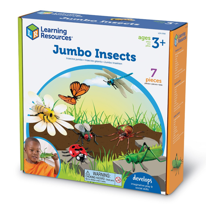Jumbo Insects, 7 pcs