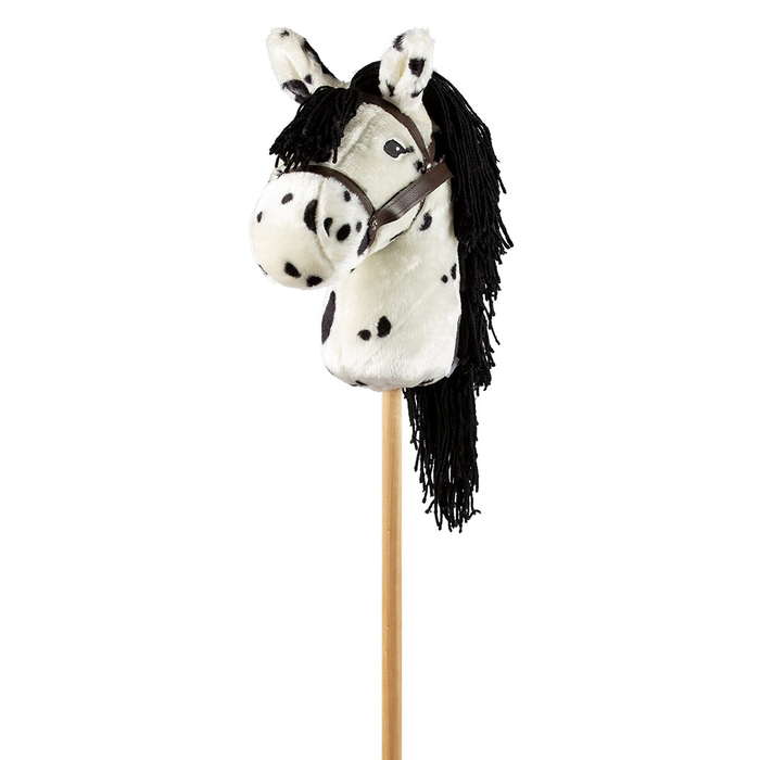 byASTRUP Hobby Horse - White with Black Spots