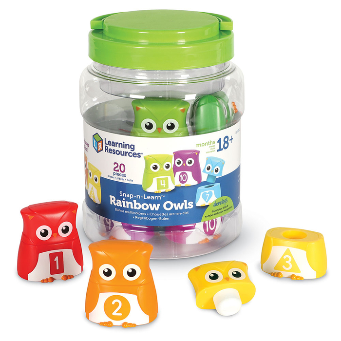 Snap-n-Learn - Rainbow Owls