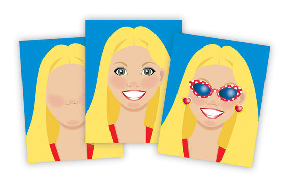 Sticker Pad - Make a Face